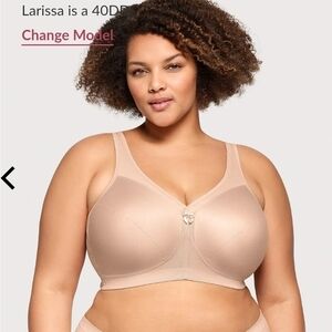 Glamorise Beige Comfort Bra